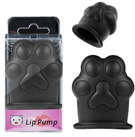Lip Plumper Device Enhancer,Cat's Paw Cute Shape Lip Plumper Device Lip Filler Beauty Pump,Soft Silicone Cute Shape Natural Pout Mouth Tool,Sexy Lip Mouth City Lips Full of Charm Lip