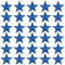 AUEAR, 30 Pack Blue Star Sew On Iron On Patch Patches Embroidered Appliques for DIY Craft Repair Decorations