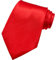 AHLPO Elegante Krawatte für Herren Satin 8 cm, Klassische Schlips Herren für Hochzeit, Büro, Party und Festliche Veranstaltungen - Einfarbig in Verschiedenen Farben Tie Rot ﻿