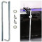 CGEAMDY 2 Stück Universal-Batterie-Halterung Für Auto, Universal Metall Autobatteriehalterung, Haken Batterie Haltebolzen, J-Haken-Batteriehalteschrauben(M6x27cm)