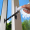 Fensterfeststeller, Fensterstopper, kippschutz fenster katze, Fenster Stopper, Fensterriegel Zum Einstellen Der FensteröFfnung (Schwarz)