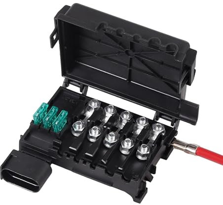 Bohaner Sicherungskasten Batterieklemme Batterie-Sicherungskasten Batterie Sicherung Box für VW Sharan 7M Seat Alhambra Ford Galaxy 7M3937548 MK4 1J0937550A 1J0937550B 1999-2004