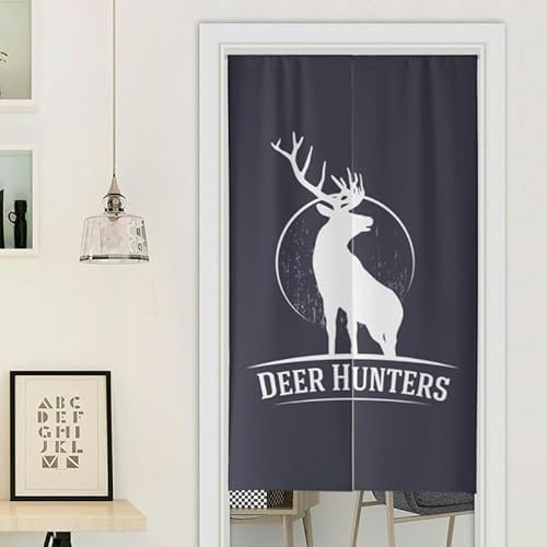 BgnEhRfL Door Curtain,Door Curtain Half, 90-180CM 2 Panel Nordic Cotton Linen Doorway Curtain Door Curtain Short Curtains For Bedroom Kitchen Japanese Door Curtain Half Vintage(2452,85 * 90CM)