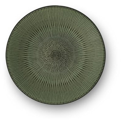 Médard de Noblat Hypnose Kaki - Assiette dessert 20.5 cm (lot de 6)
