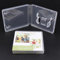 20 x Transparent USB Storage Case - Half-Size DVD Style (96mm x 100mm x 16mm), Ideal for USB Protection & Presentation by RIVERMEDIA (19015)