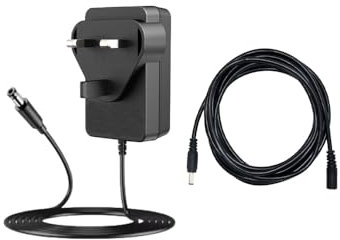 RUITROLIKER 12V 2A AC Adapter Power Supply Adapter With 1.5M Extension Cable Compatible for Deco M3 M4 M5 S4 X20 X55 P9 E4 WiFi Router