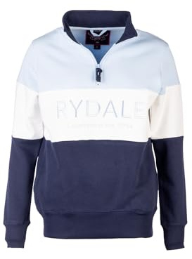 Rydale Ladies Country Sweatshirt Embroidered Women's Sweater Striped Women