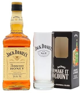 Jack Daniel's - Tennessee Honey - Whisky Liqueur 70cl 35% ABV (Includes Branded Glass)