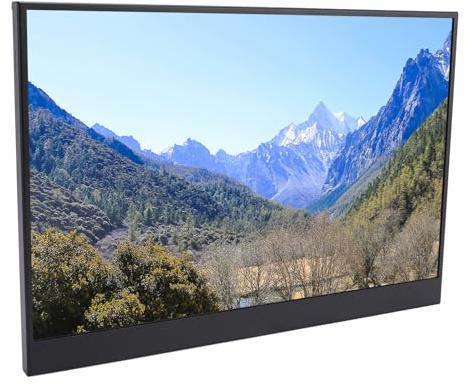 Jectse Moniteur Portable 12 Pouces, LCD 1920x1200 185ppi, Interface Multimédia Mini HD et 2 Ports USB C, Haut-Parleur intégré, pour Ordinateur Portable, PCF