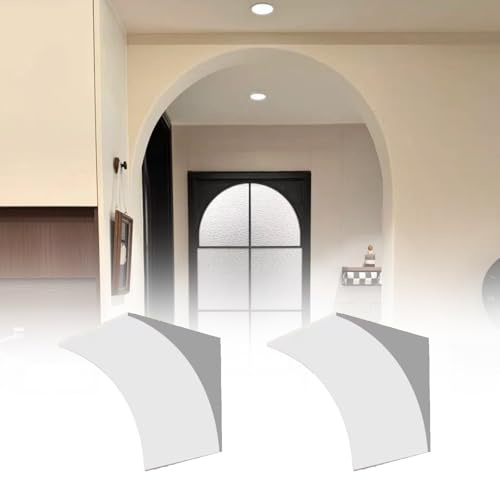 Türbogen-Set R 7 8,5 9 10 13 Zoll 14,5 16 19 20 Zoll Universal-Bogen-Kit Für Türen, 3D-DIY-Innenbogen-Kits Türen Schlichte Sturzdekoration, Einfache Installation(8.5 x 8.5 x 8.5 in)