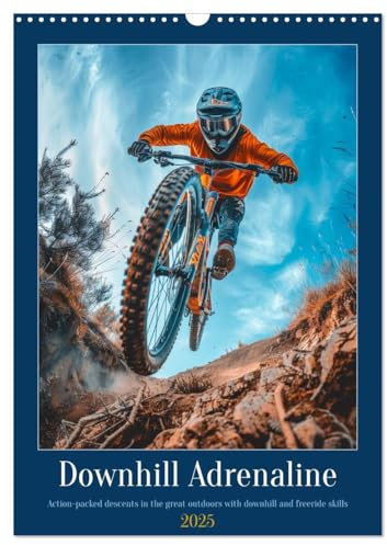 Downhill Adrenaline (Wall Calendar 2025 DIN A3 portrait), CALVENDO 12 Month Wall Calendar