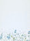 Box Stat Blue Flowers (Letter-Perfect Stationery)