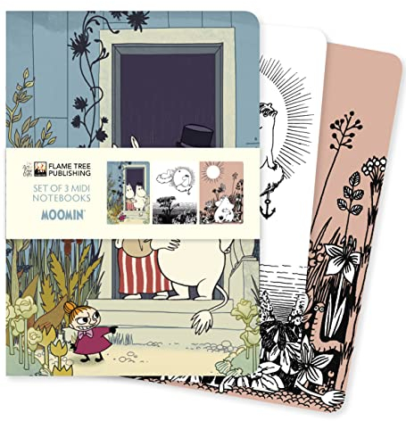 Dreier Set Mittelformat-Notizbücher: Tove Jansson, Die Mumins: Unser beliebten Mittelformat-Notizbücher im 3er-Pack mit flexiblen, künstlerisch ... Künstlers (3er-Pack Mittelformat-Notizbücher)