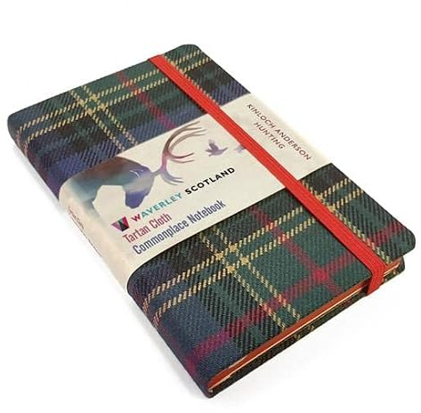 Waverley S.T. (M): Hunting Pocket Genuine Tartan Cloth Commonplace Notebook