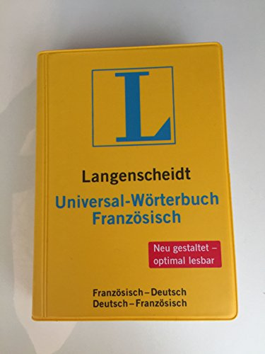 Langenscheidt Universal-Wörterbuch Französisch: Französisch-Deutsch/Deutsch-Französisch: Französisch-Deutsch, Deutsch-Französisch. Rund 31.000 ... (Langenscheidt Universal-Wörterbücher)