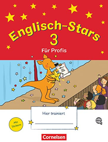 Englisch-Stars - Allgemeine Ausgabe - 3. Schuljahr: Übungsheft für Profis - Mit Lösungen im Übungsheft und Audiotracks als Download