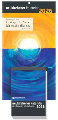 Neukirchener Kalender 2026 - Abreißkalender mit Rückwand