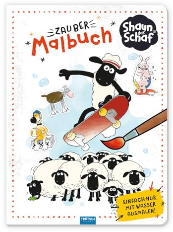 Trötsch Shaun das Schaf Zaubermalbuch: Malbuch Ausmalbuch