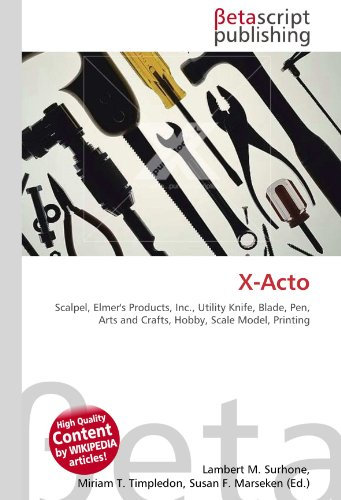 X-Acto: Scalpel, Elmer's Products, Inc., Utility Knife, Blade, Pen, Arts and Crafts, Hobby, Scale Model, Printing