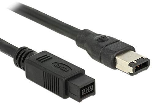 DeLOCK FireWire B/A, 1m Gris - Cable FireWire (1m, Gris, Male Connector/Male Connector, 1 m)