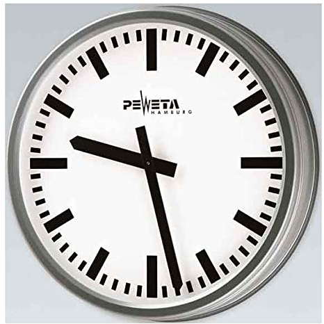 Peweta Wanduhr synchrone 230 V/50 Hz, Bal ken, d = 420 mm 21730421