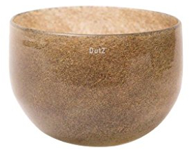 Dutz Vase Bowl silverbrownbubbles