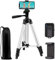 Phone Tripod EVERESTA 42 Inch 360 flexible Smartphone Tripod, Phone Tripod and Clicker, Phone tripod stand with Phone Holder Mount and Bluetooth Remote Shutter