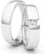 Freundschaftsringe Silber 925 Paarpreis Spannring-Optik Massiv Nickelfrei Zirkonia Stein Trauringe Eheringe Partnerringe 100% Made in Germany- Inkl. Etui + Gravur (Hochglanz Poliert)