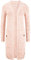 OXMO OXPhiletta Damen Lange Strickjacke Grobstrick Cardigan Longstrickjacke aufgesetzte Taschen 100% Baumwolle Regular fit, Größe:M, Farbe:Cameo BROW (7951783)