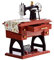 LICHENGTAI Retro Vintage Nähmaschine Spieluhr, Mini Vintage Nähen Uhrwerk Spieluhr Kreative Retro Geschenk Tisch Dekoration Spielzeug für Kinder, Erwachsene