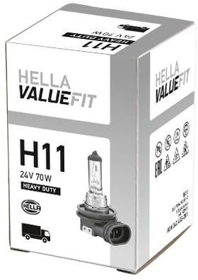 H11 HELLA Lampen Autolampen 70W 8GH 242 632-281 Kompatibel mit MERCEDES-BENZ ACTROS MP4 / MP5 ANTOS AROCS, VOLVO FE, RENAULT TRUCKS C, DAF CF