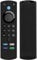 CUSTODIA SILICONE COVER TELECOMANDO PROTETTIVA PER AMAZON FIRE TV 4K MAX ALEXA (Black)