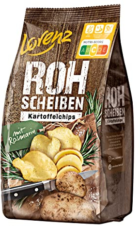 Lorenz Rohscheiben Kartoffelchips Rosmarin im Kessel geröstet 120g