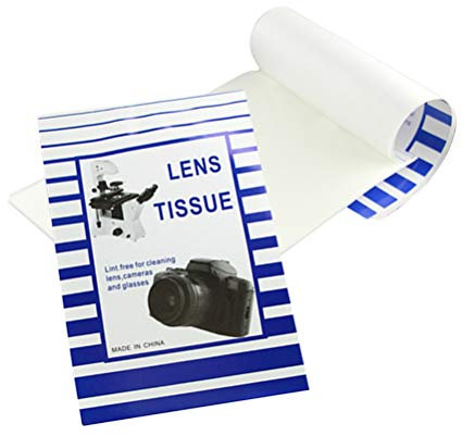 iplusmile 100pcs Lens Cleaning Tissue Paper for Camera Lens Cleaning Wipe Single-use Paper Tissues