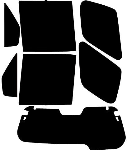 PSSC Window Film Pre Cut Car Auto Front 20% Rear No Tint Kit Compatible with Honda CR-V 2001-2006