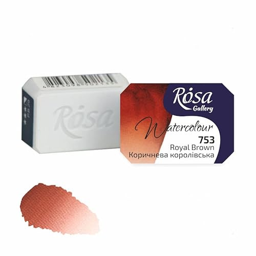 Rosa Gallery Extra fine Watercolor, Single full pan 2.5ml each (Royal brown)
