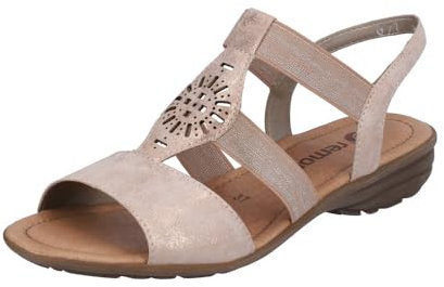 Remonte Femme R3666 Sandale Plate, Rosegold/Rose-Gold / 31, 42 EU