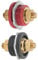 Battery terminal, 3/8in Battery Terminal Connector Thru Stud 250A Battery Charger Post for Car RV Boat Yacht(Red (Positive))(Red (Positive))
