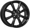 ALUFELGE DEZENT TN black 6.5x17 4x108 ET 32 Black