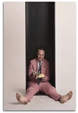 Mac Miller Poster, Wandkunst, Leinwand, Geschenk für Freunde, Schlafzimmer, Wohnzimmer, Dekoration, modern, ästhetisch, 30 x 45 cm, ungerahmt