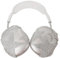 MORWLAT Custodia protettiva per AirPods Max con strass luccicanti e stelle, custodia morbida trasparente e scintillante da donna, accessorio protettivo per Apple AirPods Max (stelle)
