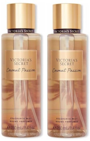 Vittoria Seecret Acqua Profumata Per Il Corpo Varie Fragranza 250 Ml (2 Unità, Coconut Passion)