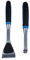 2 x Carbide Paint Scrapers Combo Heavy Duty Tungsten Carbide Scraper with Handle Knob and Triangular Scraper for Corner Paint Scraping Replace Bahco 625 and Bahco 665