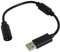 Oupdate Adapter USB weiblich für Xbox 360 Controller, kabelgebunden, kabelgebundener Controller, USB-Adapter, Breakaway-Kabel, kompatibel mit PC und Konsole, USB-Anschlusskabel für Xbox 360
