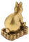 FLCPJGV Klassische Chinesische Tierkreiszeichen Skulptur Feng Shui Dekoration, Hase