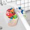 Sac de rangement pour jouets de baignoire, sac de rangement pour jouets de bain, sac en maille, rangement et tri des jouets de bain, sac de rangement pour jouets de bain (blanc)