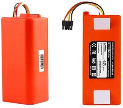 Batería De Repuesto For Aspiradora Robótica BRR-2P4S-5200S, Compatible Con Xiaomi, Roborock Y S55, S60, S65, S50, S51, S5 MAX Y S6.(1PCD 5200mAh)