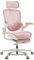 MUSSO E80 Muse FemmePosture™ Chaise de bureau ergonomique, pour femme, inclinaison à 135° et soutien lombaire 3D, appui-tête 4D de 17 cm, repose-pieds extensible, réglage de la profondeur et de la