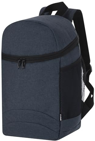 ADRI - Mochila Nevera Porta Alimentos térmica 11 litros - Mochilla de peva isotérmica para Mujeres y Hombres - Bolsa portátil para Trabajo, Oficina, Acampada, pícnic, Barbacoa, pícnic, Playa (Azul)