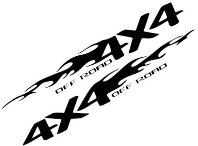 Ouyniei Auto 4X4 Off Road Aufkleber Pickup Aufkleber, Passend für Ford Ranger F150 Nissan Navara Mitsubishi L200 Triton Dodge RAM 1500